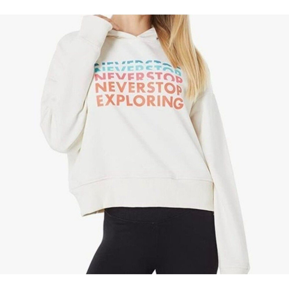 TNF The North Face Logo Play Cropped Hooded Sweatshirt